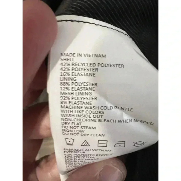 PrAna Becksa Tank Plus Black Size 1X UPF 50+ Shelf Bra Compression Stretch NWT - Picture 11 of 11